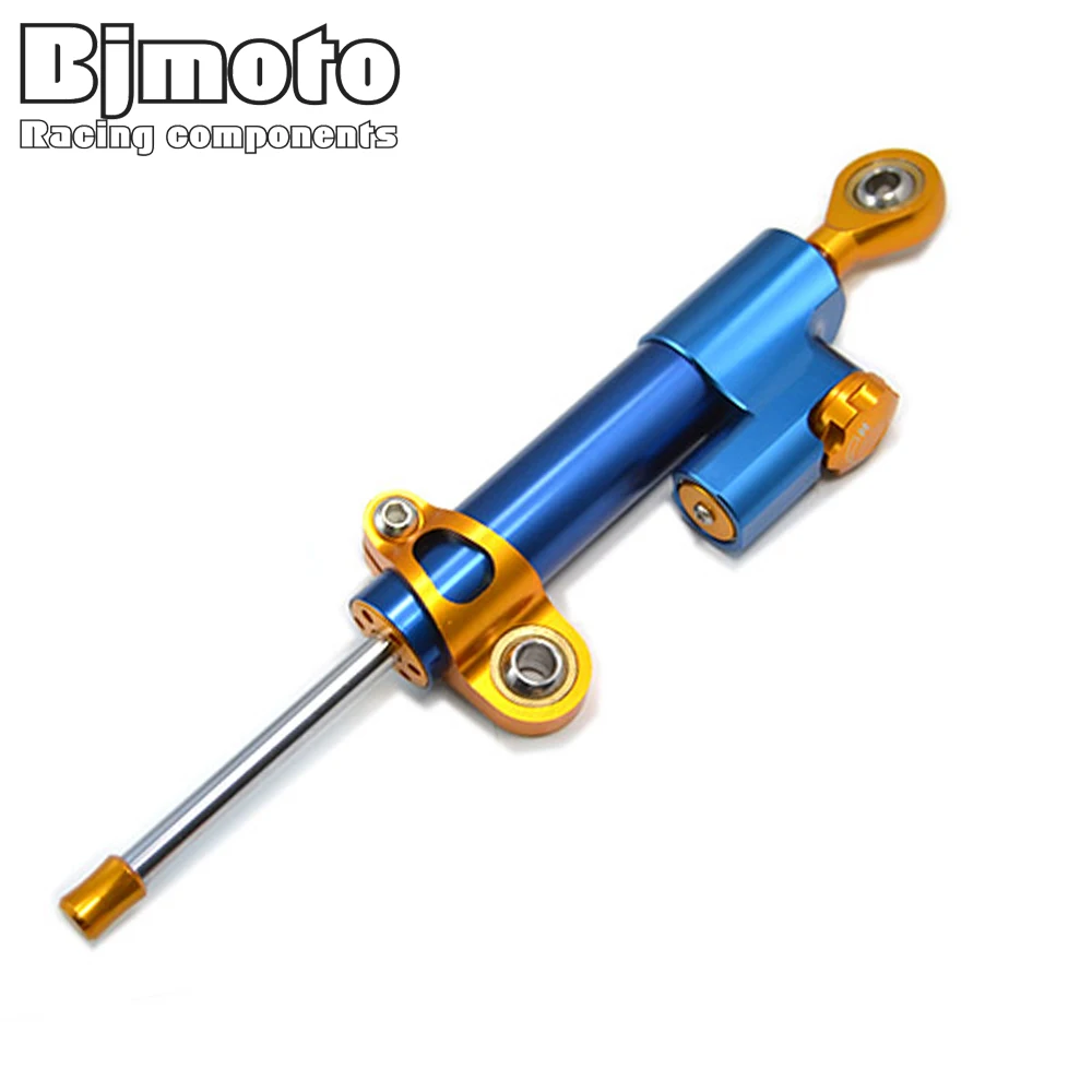 BJMOTO Universal Adjustable CNC Motorcycle Damper Steering Stabilizer