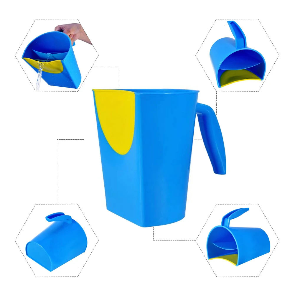Детский шампунь, стакан для ванны, моющий для детей, мытье волос, шампунь, защищающий детские глаза, детские туалетные принадлежности