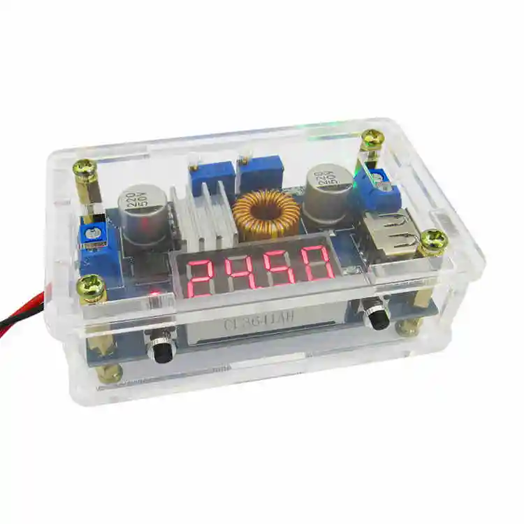 

5A constant voltage constant current step-down power supply module voltage and current power display shell LED driver