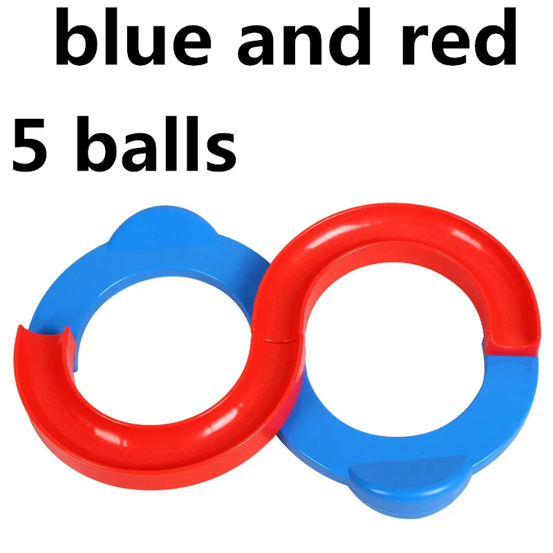 Дети 88 тренировочный мяч игрушки для тренировки глаз сенсорные игрушки для интеграции для детского сада детская игрушка для обучения подарки - Цвет: red and blue