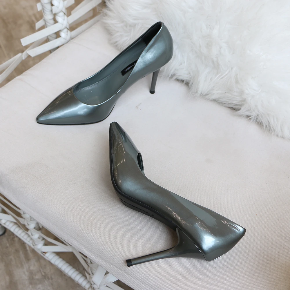 Pointed High Heels/Women's Pumps Are Designed For Sexy Fashion Women For Party And Made Of Genuine Leather 2019 MANGOYISA Pointed High Heels/Women's Pumps Are Designed For Sexy Fashion Women For Party And Made Of Genuine Leather 2019 MANGOYISA