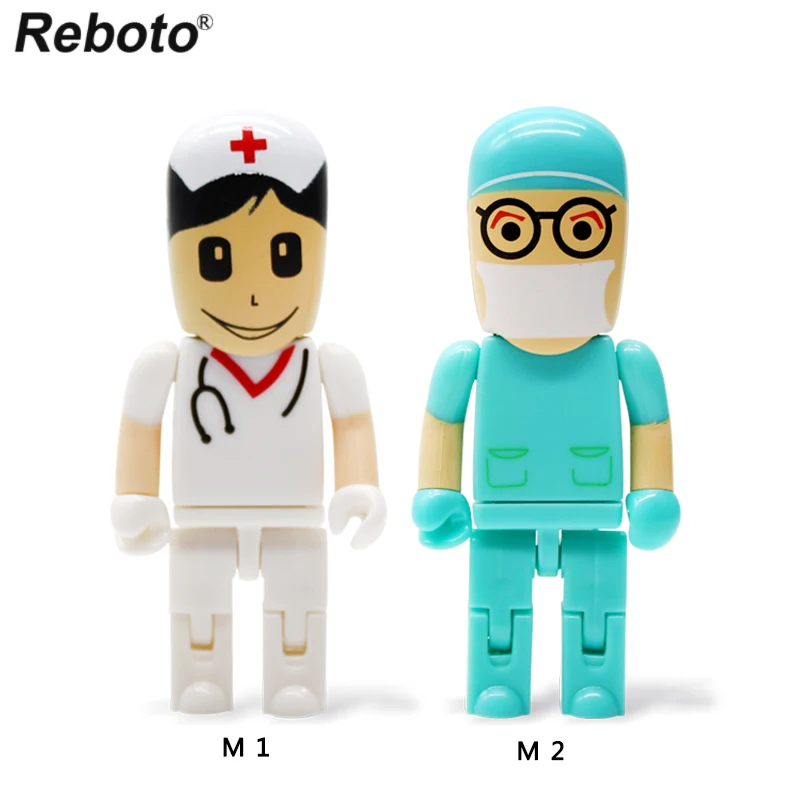 

Retobo Usb 2.0 Doctor Model Usb Flash Drive 64GB 8GB 16GB 4GB USB 2.0 Pen Drive 32GB Nurse Memory Disk U Stick Free Shipping