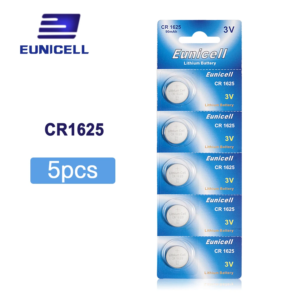 5 шт. Литиевые кнопочные элементы питания CR1625 BR1625 LM1625 KCR1625 CR 1625 3 в|batteries for watches|coin