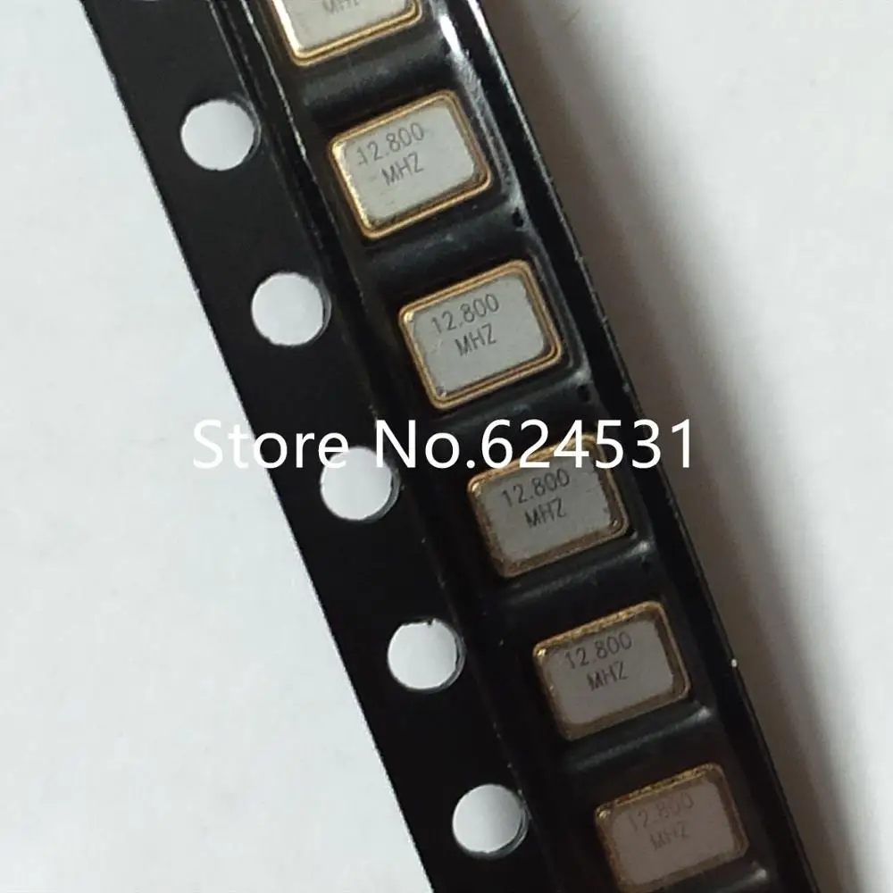 

10pcs Passive patch crystal 3225 3.2*2.5mm 4 feet 12.8MHZ 12.800MHZ resonator