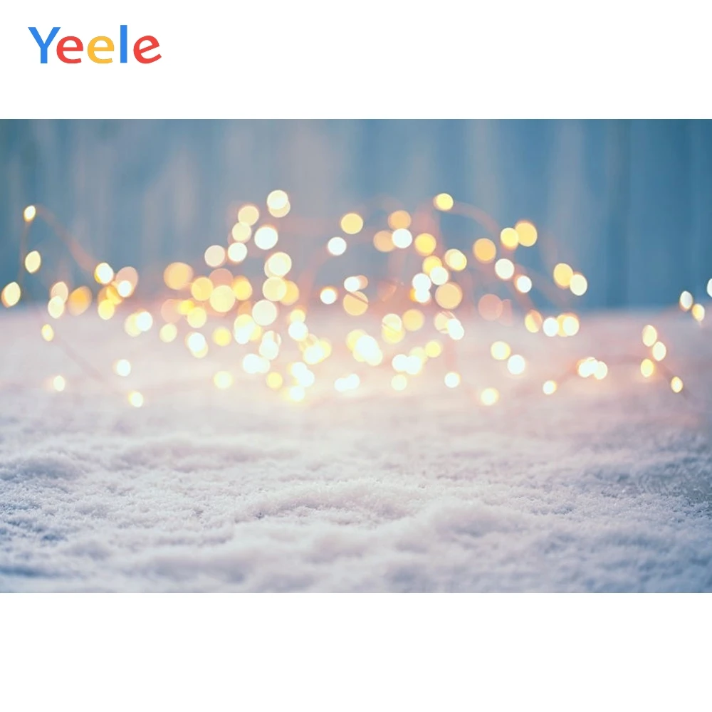 

Yeele Bright Light Bokeh Night Sky Baby Portrait Show Snow Floor Photography Backgrounds Photographic Backdrops For Photo Studio