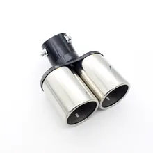 Dongzhen 1pcs Auto Car Exhaust Pipe Muffler Tail Stanless Steel Pipe for TOYOTA VERSO EZ 2013 Car Rear Tail Throat Exhaust
