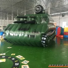 Гигантские надувные бак надувные Лидер продаж автомобилей надувной танк армии для рекламы или дисплей