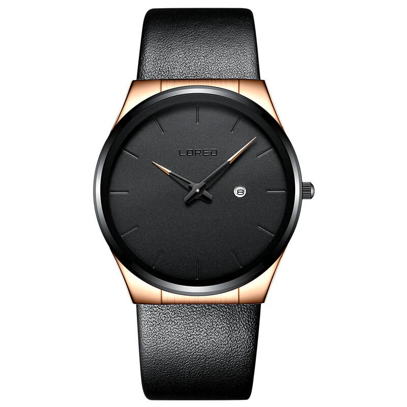 

LOREO 1110 Germany watches men luxury brand Bauhaus Casual Japan MIYOTA quartz watch Stainless Steel Mesh Strap Ultra Thin