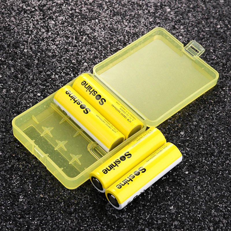 Soshine 3.7V Rechargeable 18650 Battery Cell 3400mAH  for Led Torch Headlamp Bicycle Light
