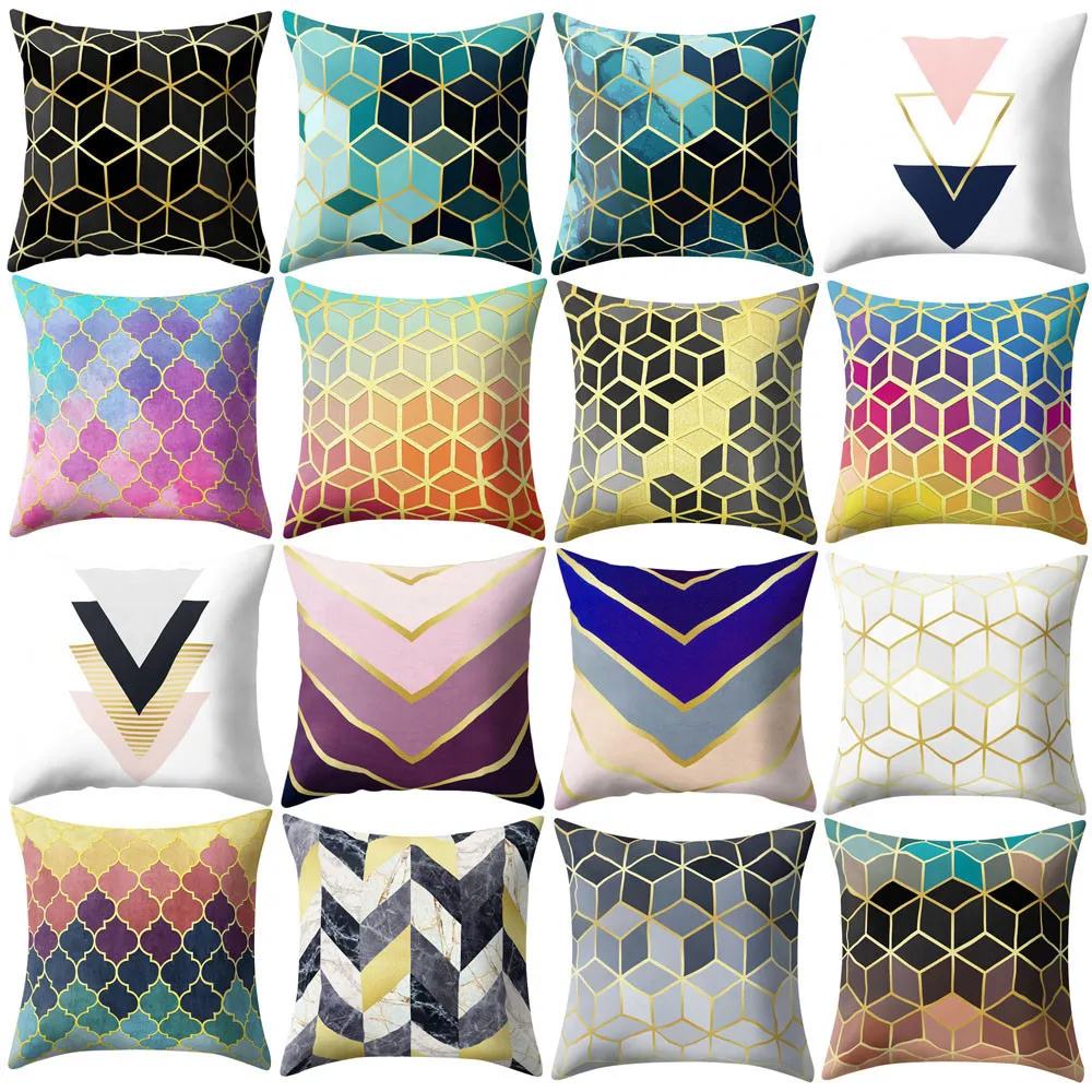 

Pillow Case Decorative Pillows Linen Cushion Cover Home Decor Geometric Throw Pillows 2019 NEW Scandinavian Cusion Cover C30519