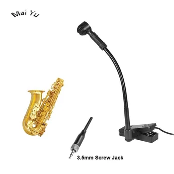 

Professional Instrument Condenser Saxophone Trombone Microphone Music Microfone for Sennheiser Wireless System TRS 3.5mm Screw