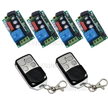 

RF Wireless Remote Control Switch System 4Receiver /switch &2Transmitter 220V 10A 1CH Output Way Adjustable
