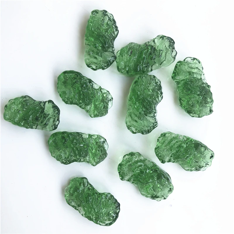Красивый зеленый Чешский метеорит минеральный образец сырой кварцевый кристалл кварц для лечения кристаллы