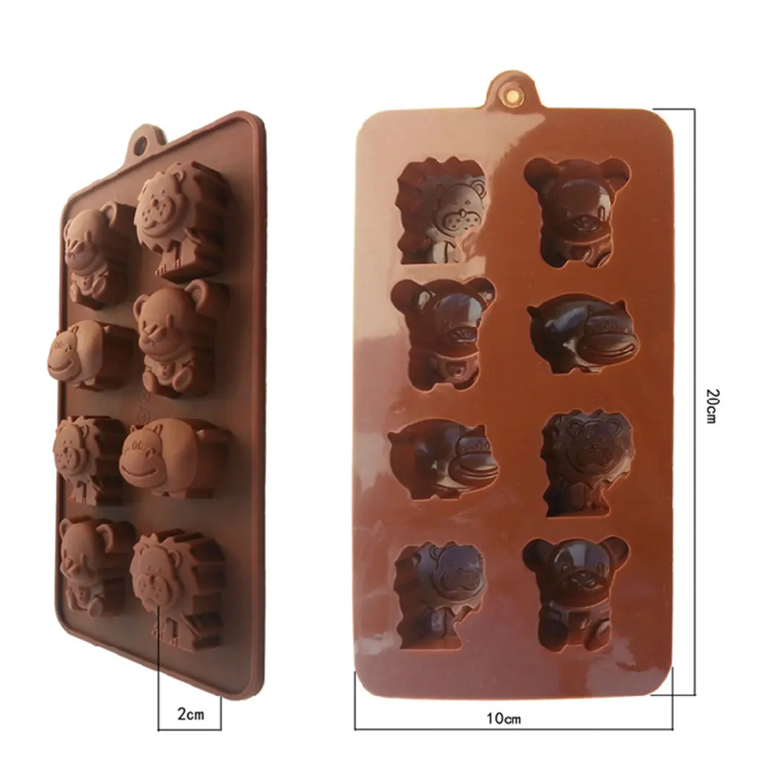 

Cake mold 1PC Hippo Lion Bear Shape Silicone Mold Jelly Chocolate Soap Cake Decorating Tools DIY Kitchenware Bakeware