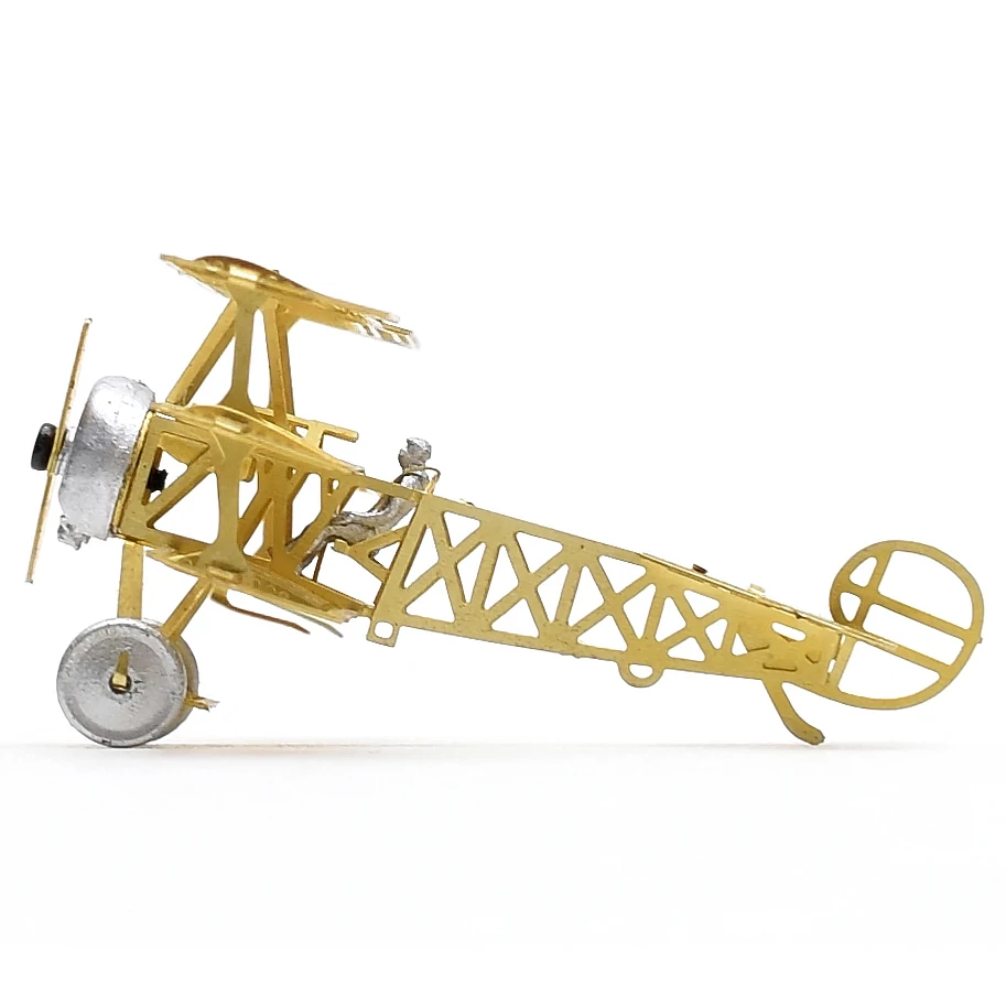 1/160 Fokker DR.1 триплан Красный Барон масштаб латунь травленая модель комплект самолет 3D DIY металлическая головоломка Миниатюрная игрушка хобби для взрослых