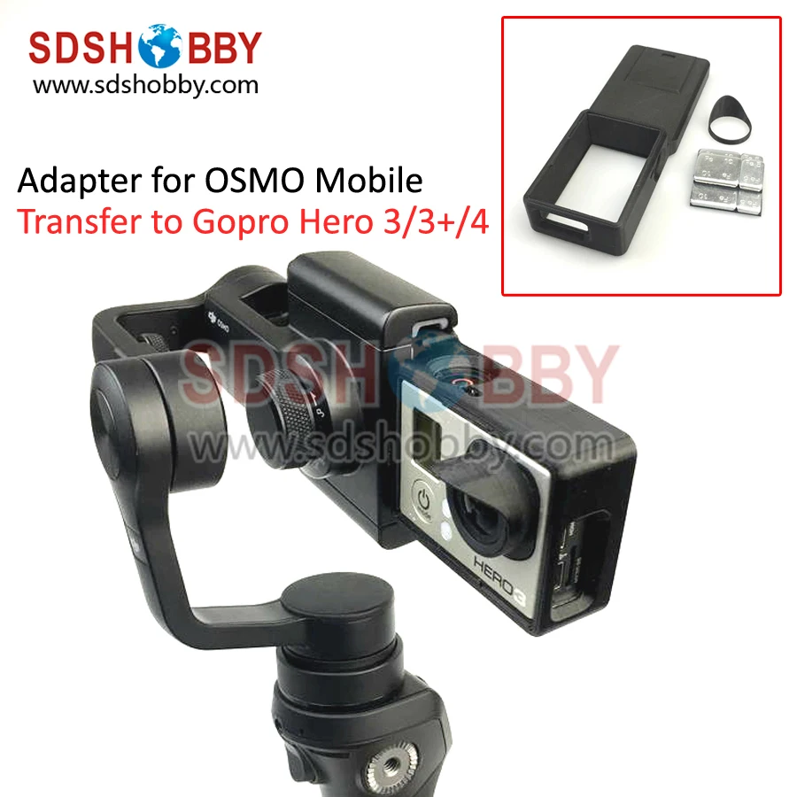 GOPRO Hero 3 3 4 Accessories Adapter Switch Mount Plate for DJI OSMO Mobile Gimbal Camera