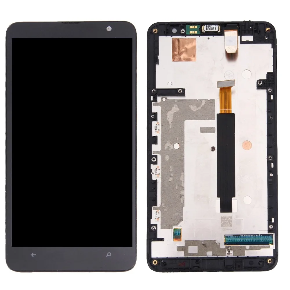ЖК-дисплей + сенсорная панель с рамой для Nokia Lumia 1320 | Мобильные телефоны и