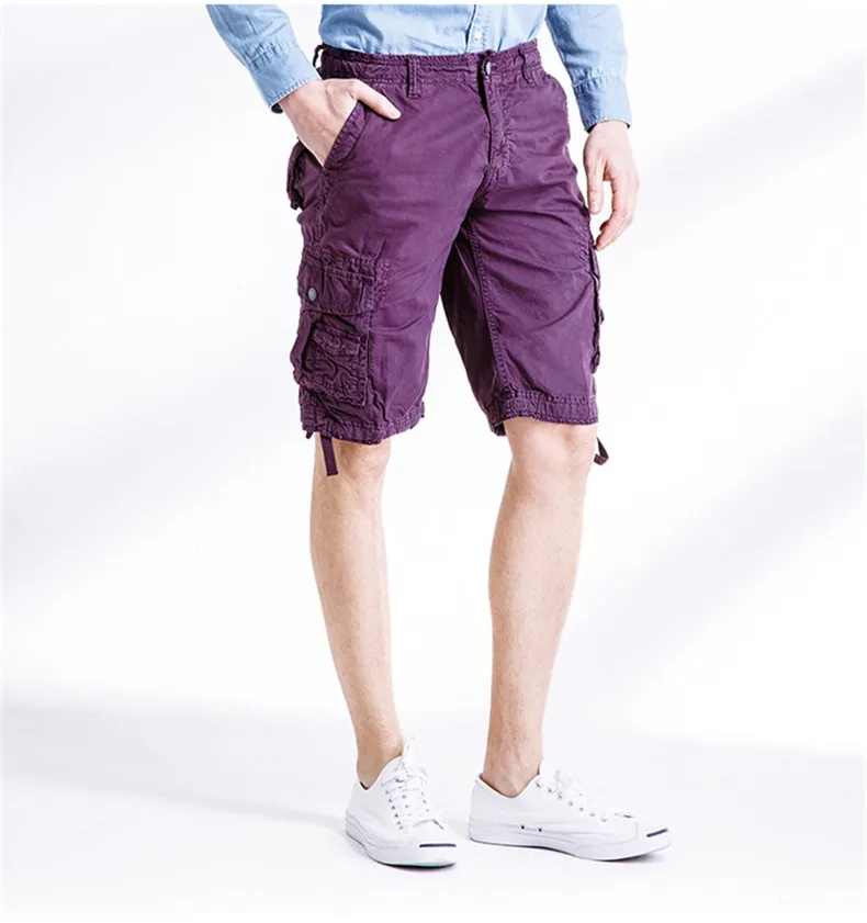 Covrlge брендовые летние брюки-карго Шорты для женщин Мода хлопок плюс Размеры Для мужчин; короткие штаны Для мужчин Бриджи Шорты для женщин