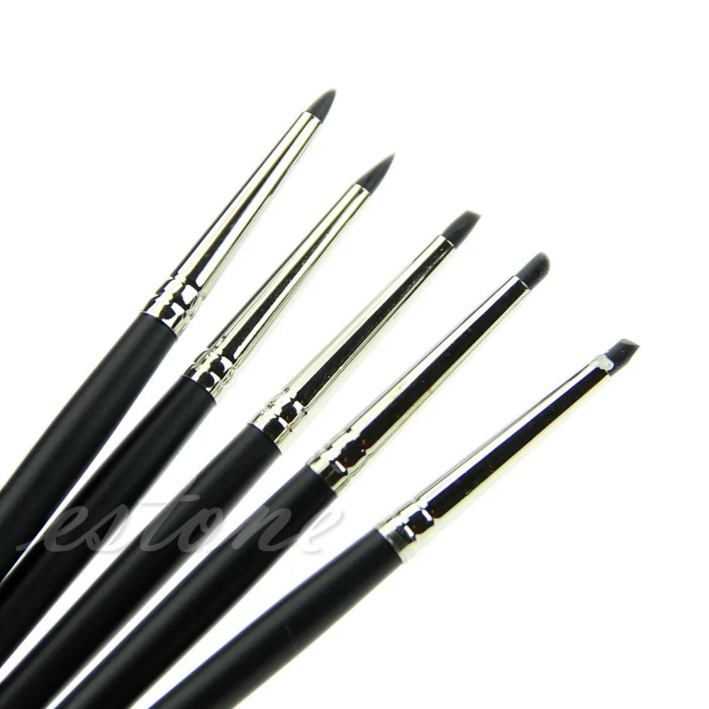 

Set of 5pcs Silicone Rubber Shapers Polymer Clay Sculpting Modelling Tools New Drop shipping