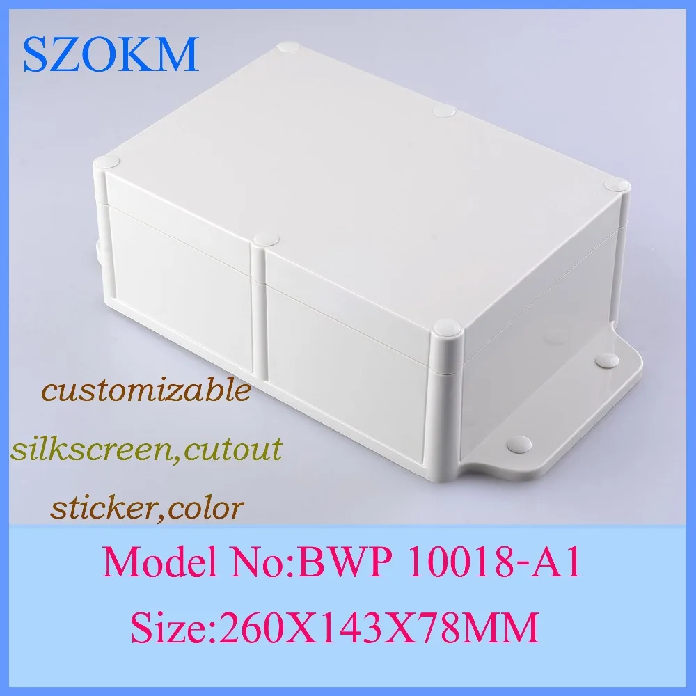 1 piece 260x143x78mm plastic enclosure for electronic
