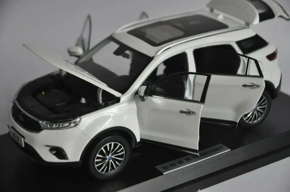 1:18 литая модель для JMC Ford Territory белый внедорожник игрушечный автомобиль миниатюрный коллекционный подарок