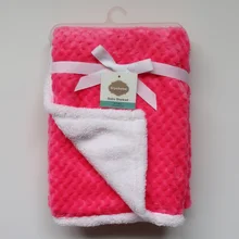 Детское Флисовое одеяло ананасовая сетка одеяло s термальный младенческий Пеленальный конверт Bebe коляска Обертывание Для Постельное белье для новорожденных малышей одеяло s
