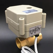 TF15-B2-C DC5V 2/3/5/7 провода 2-полосная DN15 BSP 1/2 ''механизированный водопроводный клапан с индикатором положения ВКЛ/ВЫКЛ 5 сек Metal Шестерни CE IP67