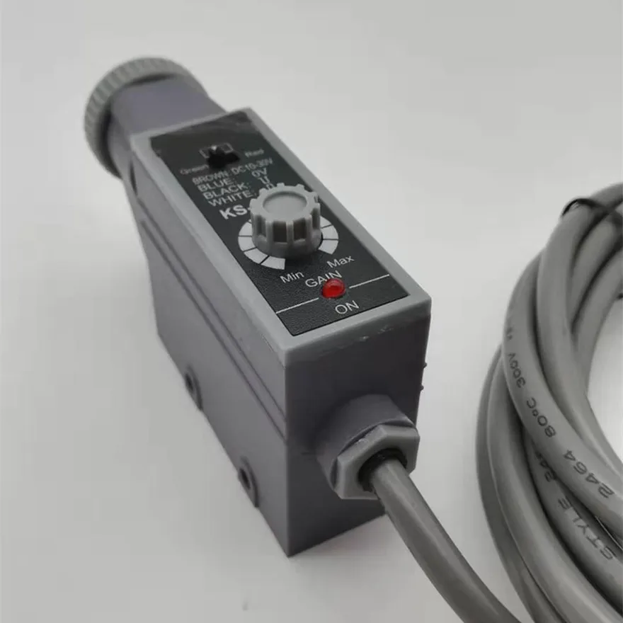 cor marca sensores vermelho verde duas fontes de luz olho código interruptor