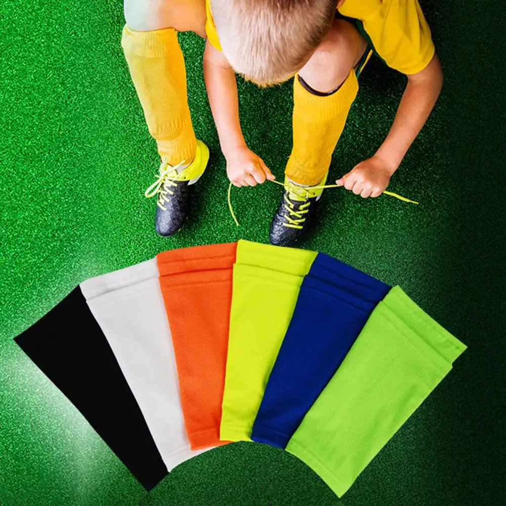 

New 2 Pieces/pack Soccer Leggings Board Socks Double Breathable Mesh Football Leggings Socks Set Double Breathable Socks