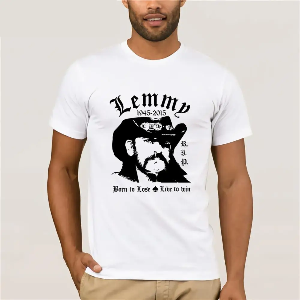 Lemmy T-Shirt Rock N Roll Heavy Metal Musica RIP Shirt S Bis 3XL Fan Art 2019 Short Sleeve Cotton T Shirts Man Clothing Lemmy T-Shirt Rock N Roll Heavy Metal Musica RIP Shirt S Bis 3XL Fan Art 2019 Short Sleeve Cotton T Shirts Man Clothing