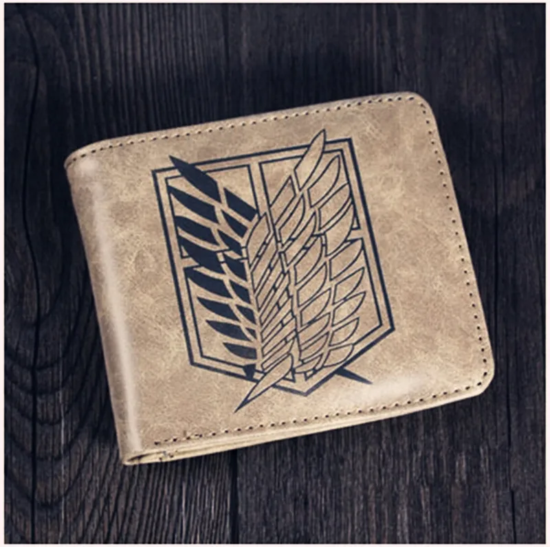  Women&Men Fashion Cute Cartoon Wallet One Pieces Tokyo Ghoul Attack on Titan Classroom DOTA 2 LOL Totoro Card Holder Short Pures 