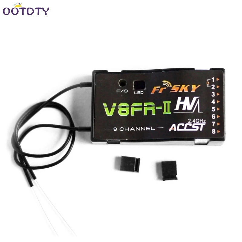 FrSky V8FR II 2 4G 8CH Receiver HV Version for Multi Rotor Parts Fr Sky ACCST