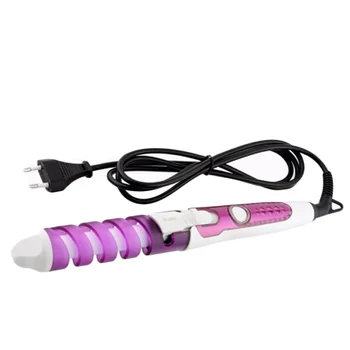 

New US /EU Plug Electric Hair Salon Spiral Ceramic Curling Iron Hair Curler Monofunctional Hair Curler DIY Dry Wet Styling Tools