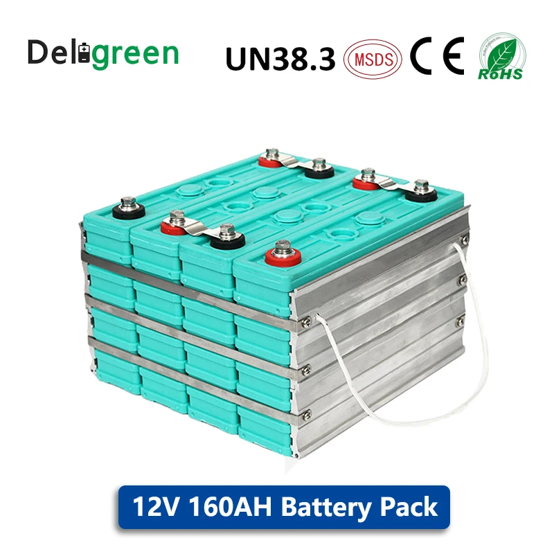 Paquete de recargable para coche eléctrico/energía solar/UPS/almacenamiento de energía, GBS, 12V, 160AH, 3,2 V, LiFePO4|a battery|battery aenergy storage - AliExpress