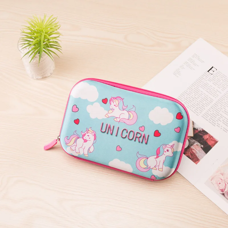 Единорог пенал Kawaii Kalem Kutusu EVA Trousse Scolaire Stylo креативные школьные принадлежности Estojo