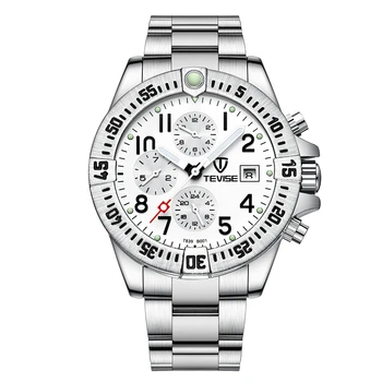

Relogio Tevise Top Brand Men Waterproof Automatic Mechanical Full Steel Luxury Golden Wrist Watches Clock Masculino Reloj Hombre
