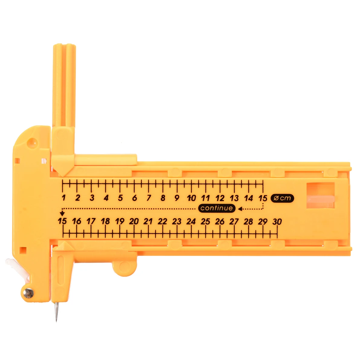 

PVC Plastic Circle Cutter Paper Leather Compass Circles Cutting Tool 1-30cm + 6pcs Spare Blades + 3pcs Leads Circular Tools