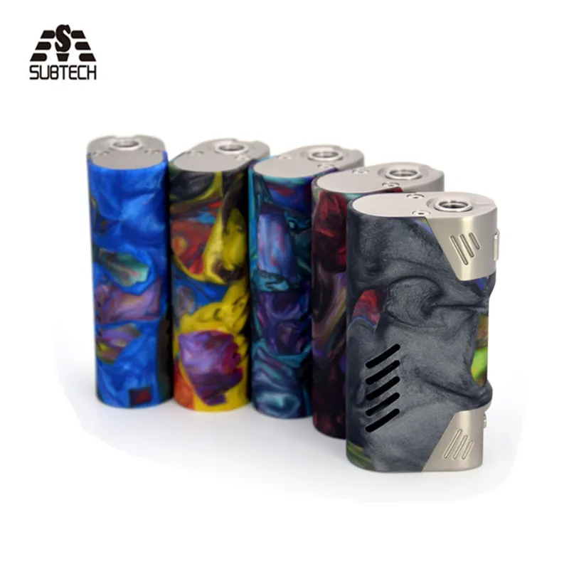 

2PCS Original 2017 New authentic ORBIT resin 80W TC box mod Good quality resin mods Vaporizer 5-80w electronic cigarette