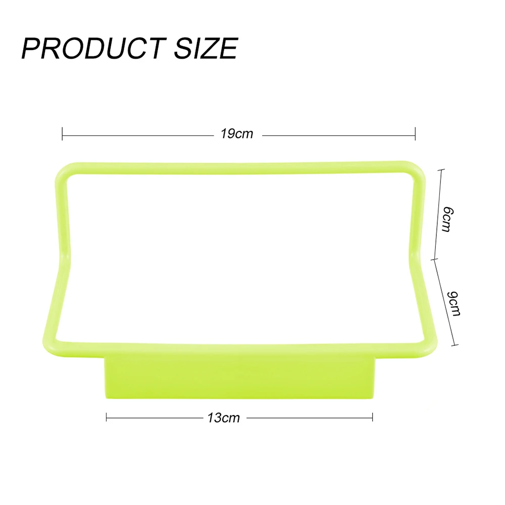 Держатель для раковины, держатель для губки, сушилка для мусора, сумка для хранения, стеллажи для кухни, ванной комнаты, стойка для шкафа, мешки для мусора, Органайзер - Цвет: 19x13cm Green