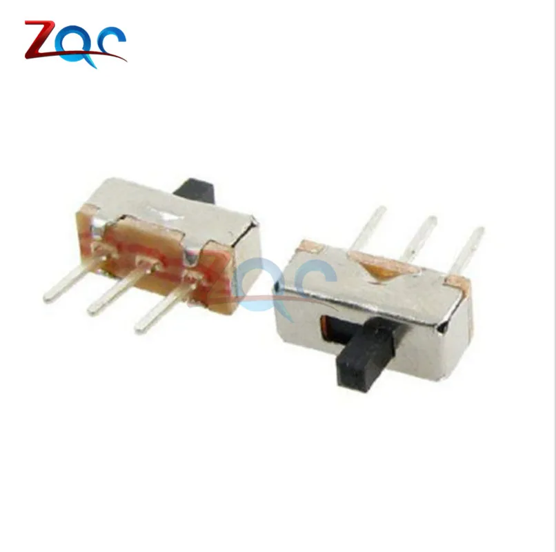 20 шт. SS12D00G3 скользящий переключатель 2 положения SPDT 1P2T 3Pin PCB панель мини вертикальные тумблеры для DIY электронных аксессуаров