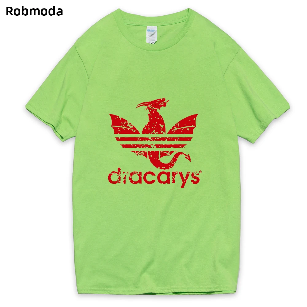 

Game of rights Daenerys Dragon camiseta Dracarys funny men summer new white casual tshirt Harajuku Retro street wear t shirt