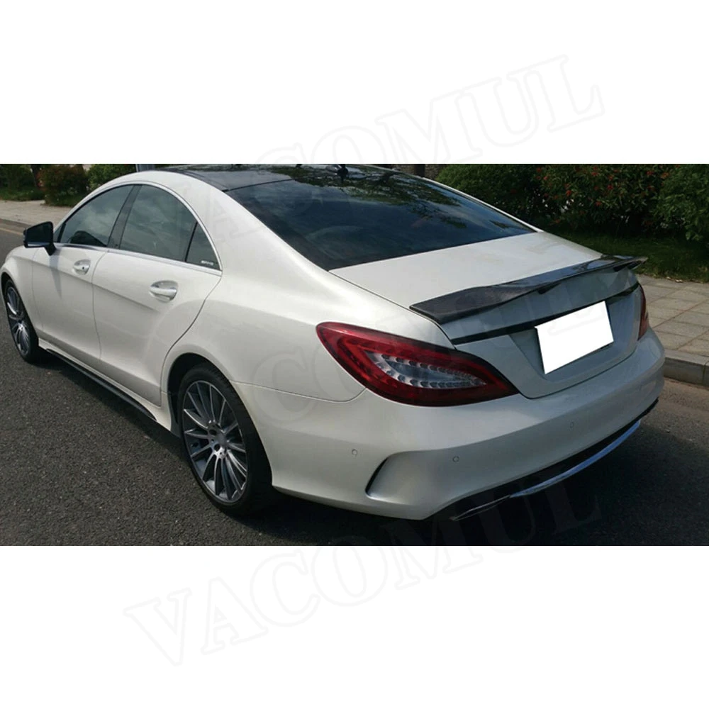 Задний спойлер из углеродного волокна для Mercedes Benz CLS Class W218 CLS300 CLS350 CLS500 CLS550 CLS63 Sedan