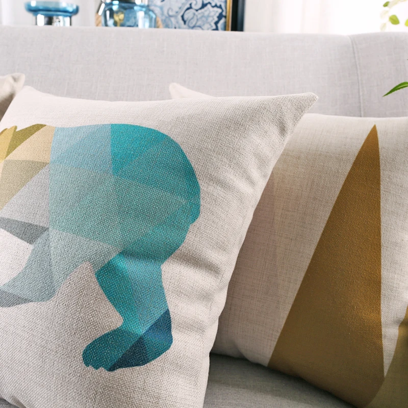 Декоративный чехол для дивана в виде оленя|cushion cover|decorative cushion coverscushion cover gold |