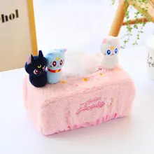 Sailor moon/шерстяная ткань с мягким ворсом, кукла O refy Smith, на доске, набор бумажных полотенец, Luna cat