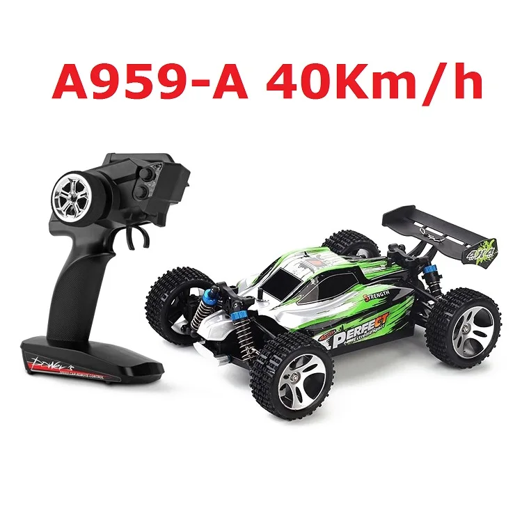 RC Car WLtoys A959-A 2.4G 1/18 Scale Remote Control Off-road RC Racing Car High Speed Stunt SUV Toy Boys Gift 40km/h VS A959-B RC Car WLtoys A959-A 2.4G 1/18 Scale Remote Control Off-road RC Racing Car High Speed Stunt SUV Toy Boys Gift 40km/h VS A959-B