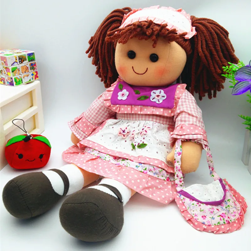 Кукла тряпичная мягкая для девочек 17 дюймов|doll soft toy|doll softdoll fashion |