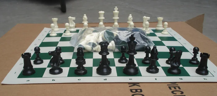chess sets high quality plastic king 77 mm medium size suit with pvc standard chess board size