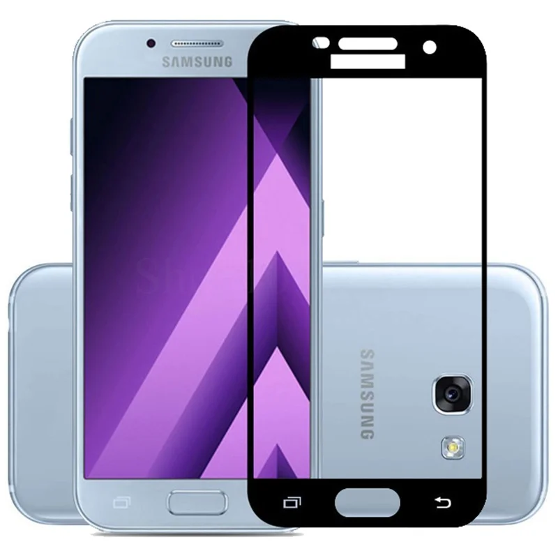 

A520 Full Cover For Samsung Galaxy A5 2017 9H Full Cover Tempered Glass For Samsung A5 2017 SM-A520F/DS Screen Protector Film