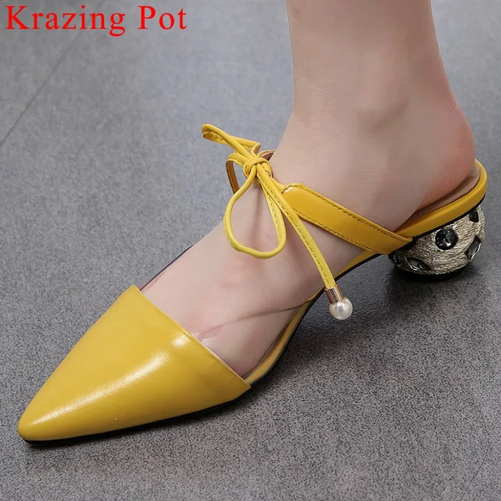 chunky heel jelly sandals