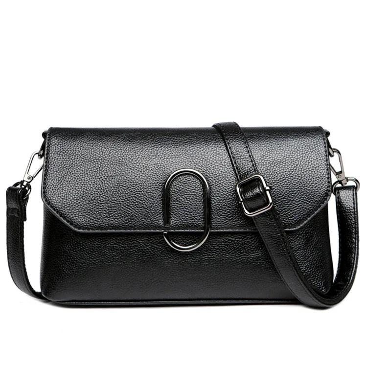 Jiessie& Angela женские роскошные сумки от известного бренда, женские сумки, дизайнерские сумки из натуральной кожи, сумка через плечо, кошелек - Цвет: black